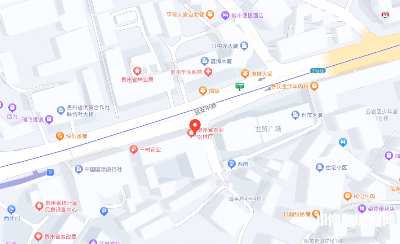 貴州省農(nóng)業(yè)廣播電視學(xué)校地址，乘車路線
