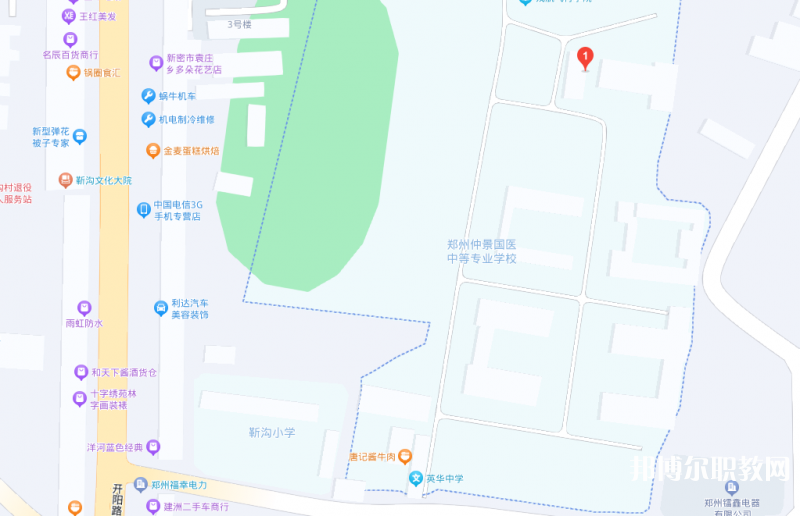 鄭州仲景國(guó)醫(yī)中等專業(yè)學(xué)校地址，乘車(chē)路線