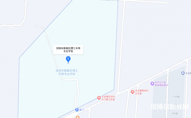 安陽市殷都區(qū)理工中等專業(yè)學(xué)校地址，乘車路線