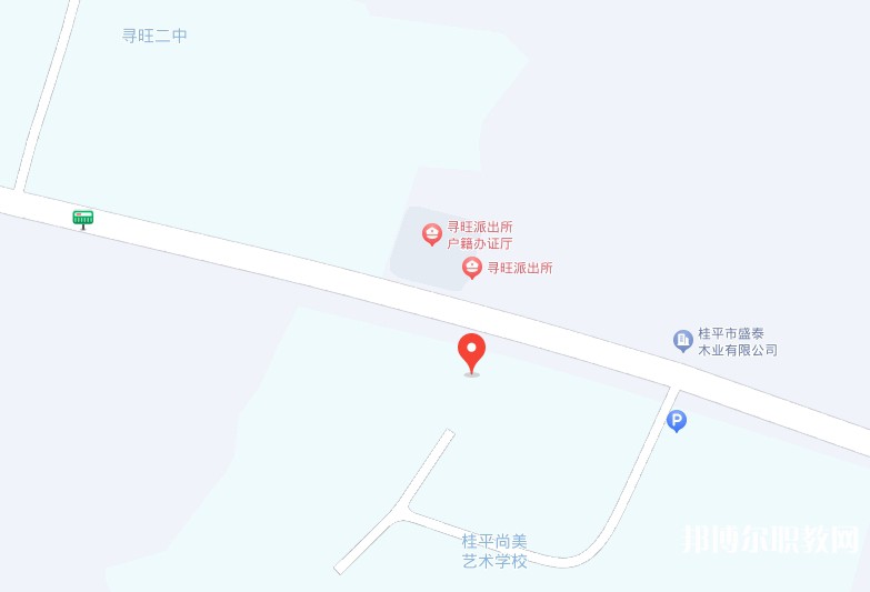 桂平尚美藝術(shù)學(xué)校地址，乘車路線