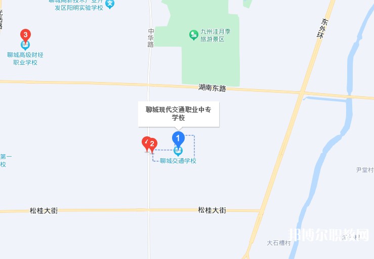聊城現(xiàn)代交通職業(yè)中等專業(yè)學(xué)校地址，乘車路線