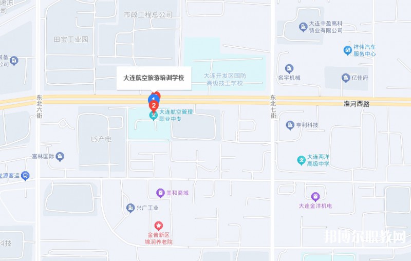 大連航空管理中等職業(yè)技術(shù)學(xué)校地址，乘車路線