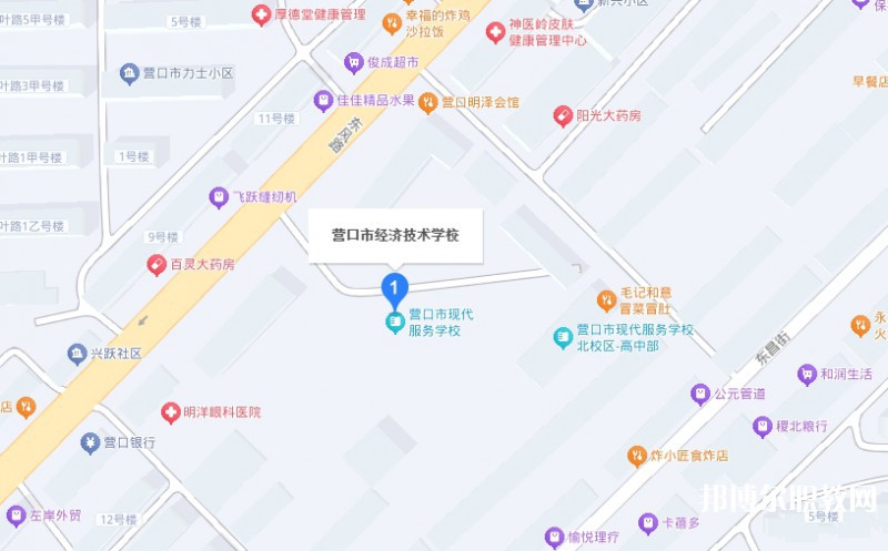 營口市經(jīng)濟技術學校地址，乘車路線